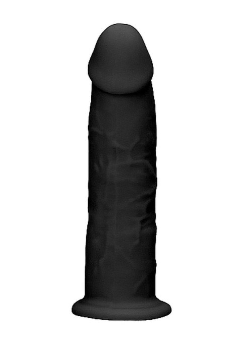 RealRock Silicone Dildo Without Balls - 15,3 cm - Black