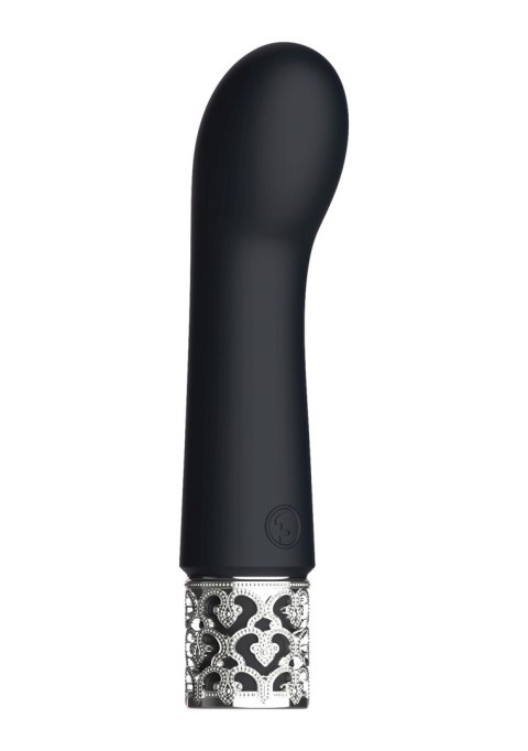 Royal Gems Bijou - Rechargeable Silicone Bullet - Black