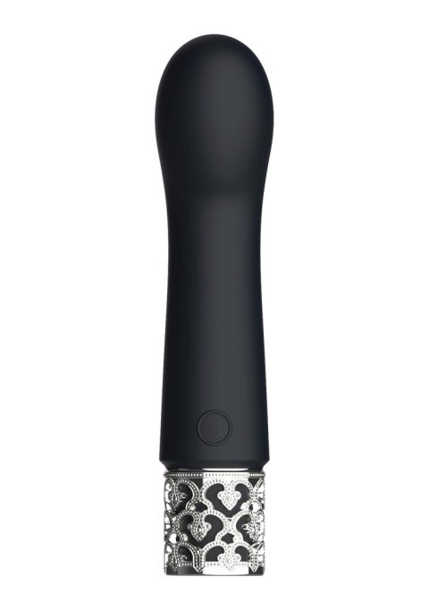 Royal Gems Bijou - Rechargeable Silicone Bullet - Black