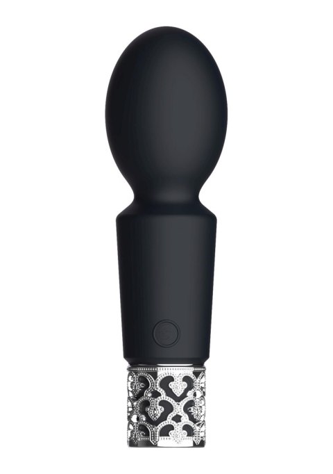 Royal Gems Brilliant - Rechargeable Silicone Bullet - Black