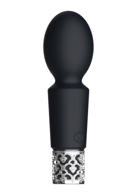 Royal Gems Brilliant - Rechargeable Silicone Bullet - Black