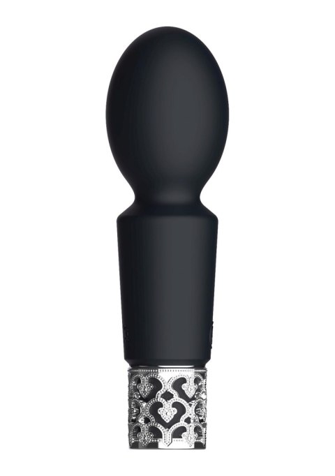 Royal Gems Brilliant - Rechargeable Silicone Bullet - Black