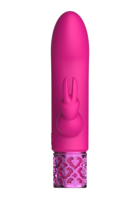 Royal Gems Dazzling - Rechargeable Silicone Bullet - Pink