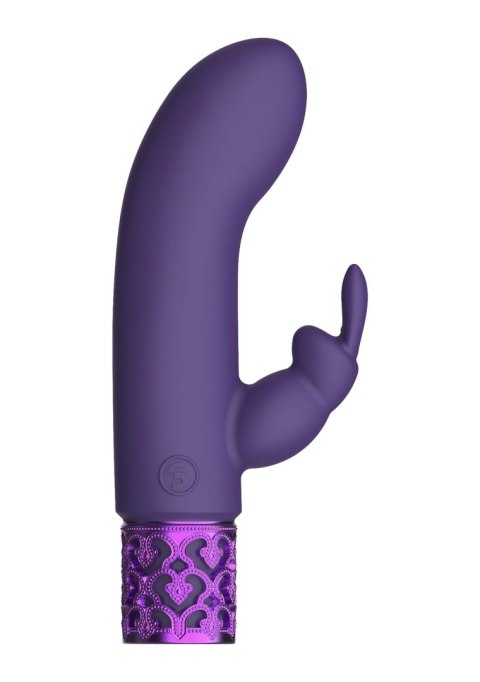 Royal Gems Dazzling - Rechargeable Silicone Bullet - Purple