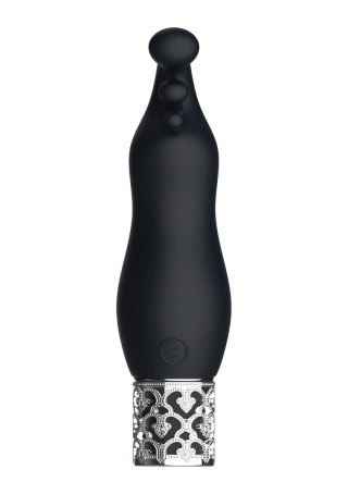 Royal Gems Exquisite - Rechargeable Silicone Bullet - Black