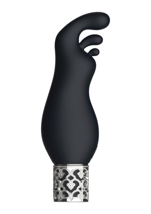 Royal Gems Exquisite - Rechargeable Silicone Bullet - Black