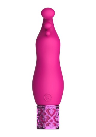 Royal Gems Exquisite - Rechargeable Silicone Bullet - Pink