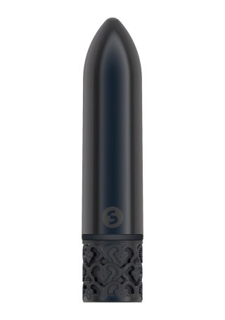 Royal Gems Glamour - Rechargeable ABS Bullet - Gunmetal