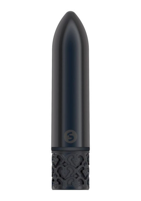 Royal Gems Glamour - Rechargeable ABS Bullet - Gunmetal