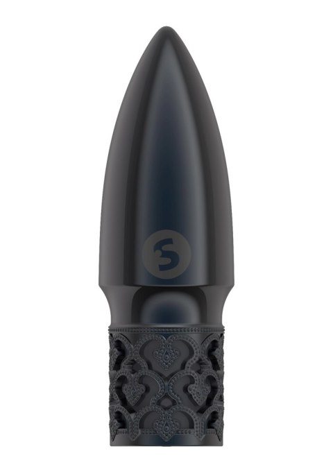 Royal Gems Glitter - Rechargeable ABS Bullet - Gunmetal