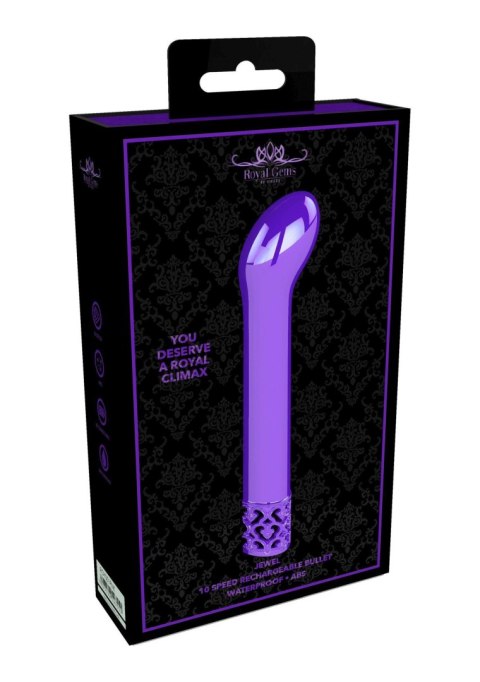 Royal Gems Jewel - Rechargeable ABS Bullet - Purple