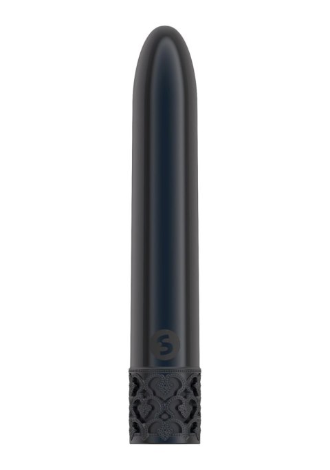 Royal Gems Shiny - Rechargeable ABS Bullet - Gunmetal