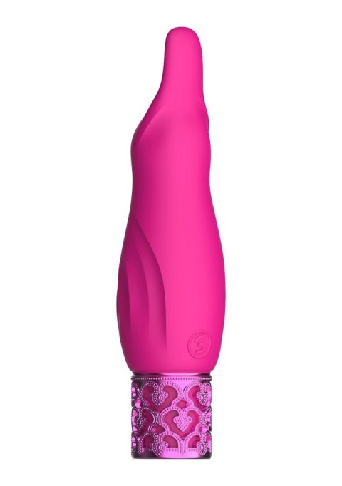 Royal Gems Sparkle - Rechargeable Silicone Bullet - Pink