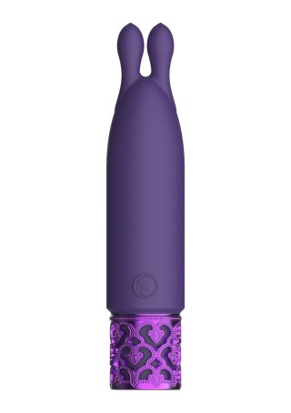 Royal Gems Twinkle - Rechargeable Silicone Bullet - Purple