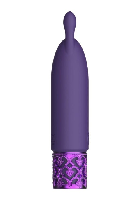 Royal Gems Twinkle - Rechargeable Silicone Bullet - Purple