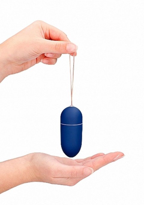 ShotsToys 10 Speed Remote Vibrating Egg - Big - Blue