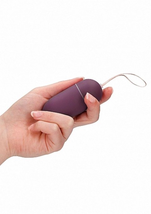 ShotsToys 10 Speed Remote Vibrating Egg - Big - Purple