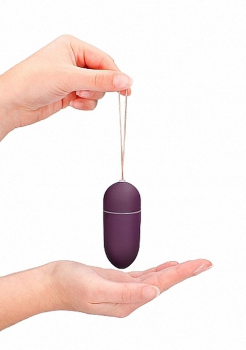 ShotsToys 10 Speed Remote Vibrating Egg - Big - Purple