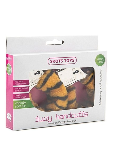 ShotsToys Furry Handcuffs - Tiger