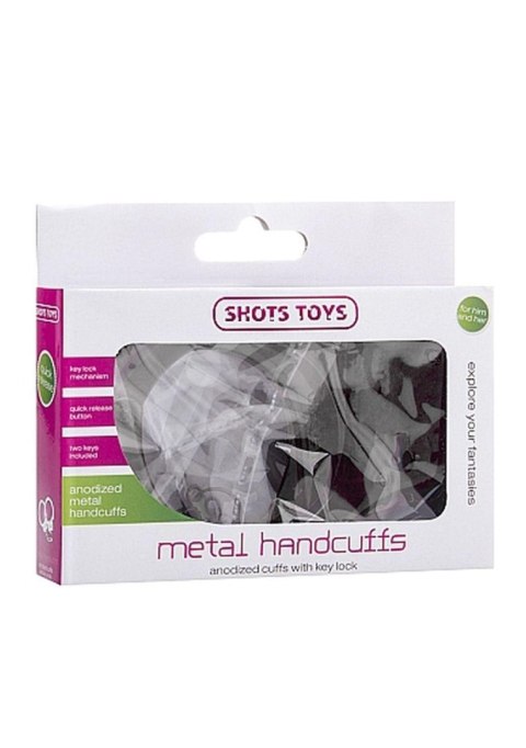 ShotsToys Metal Handcuffs - Black