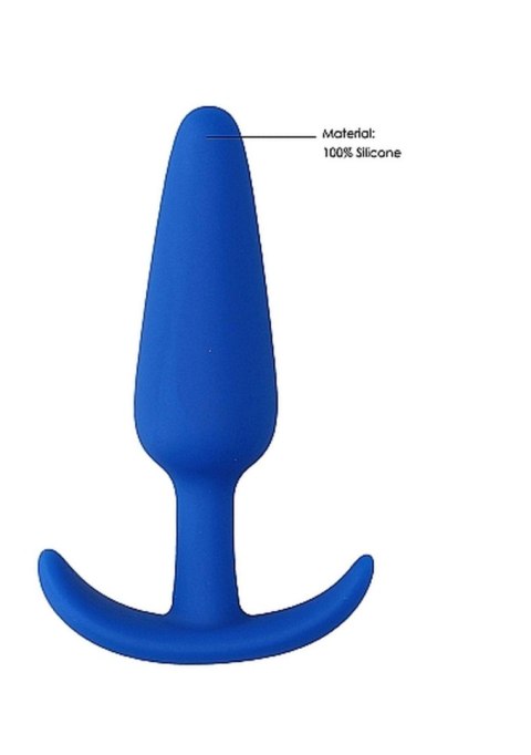 ShotsToys Slim Butt Plug - Blue