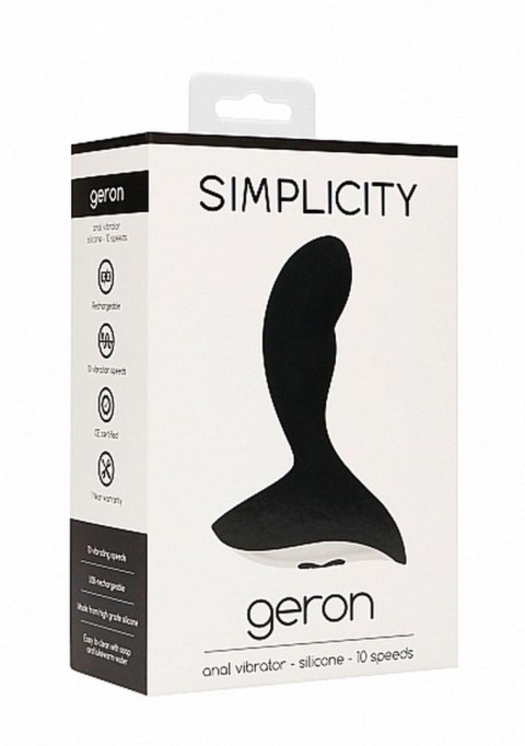 Simplicity GERON Anal vibrator - Black