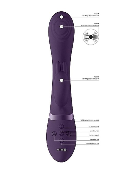 Vive Cato - Pulse G-spot Rabbit - Purple