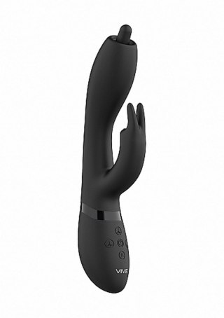 Vive Nilo - Pinpoint Rotating Wibrator do punktu G, G-spot Wibrator króliczek, rabbit - Black