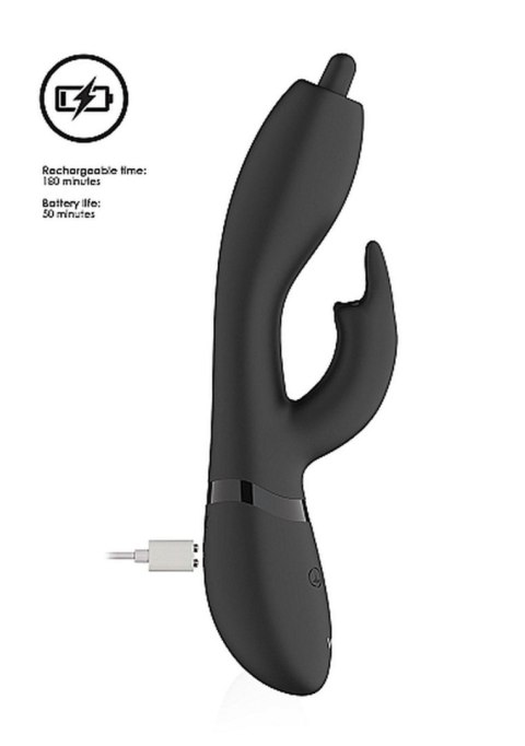 Vive Nilo - Pinpoint Rotating G-spot Rabbit - Black