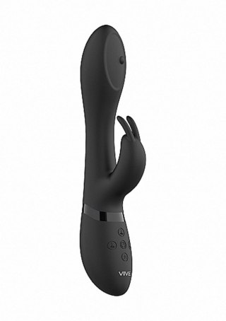 Vive Wibrator Mira - Spinning Wibrator do punktu G, G-spot Wibrator króliczek, rabbit - Black