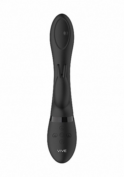 Vive Wibrator Mira - Spinning Wibrator do punktu G, G-spot Wibrator króliczek, rabbit - Black