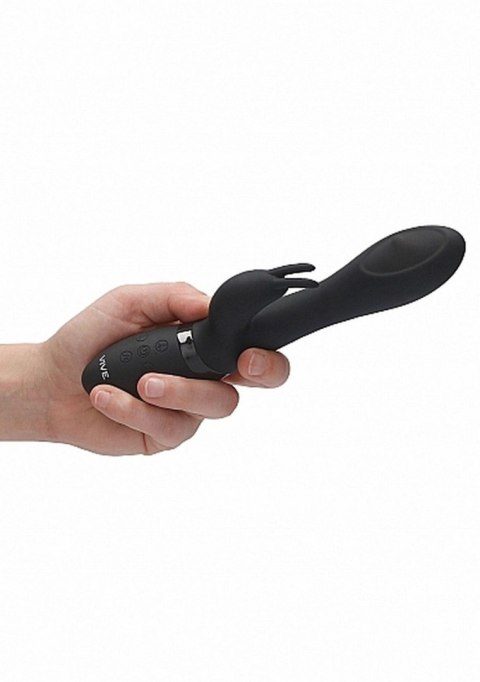 Vive Wibrator Mira - Spinning Wibrator do punktu G, G-spot Wibrator króliczek, rabbit - Black