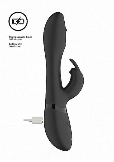 Vive Wibrator Mira - Spinning G-spot Rabbit - Black