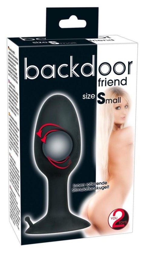 Backdoor Friend Small Silicone Plug, korek analny