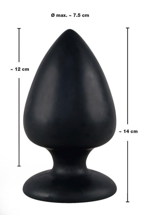 Black Velvets Butt Plug Large