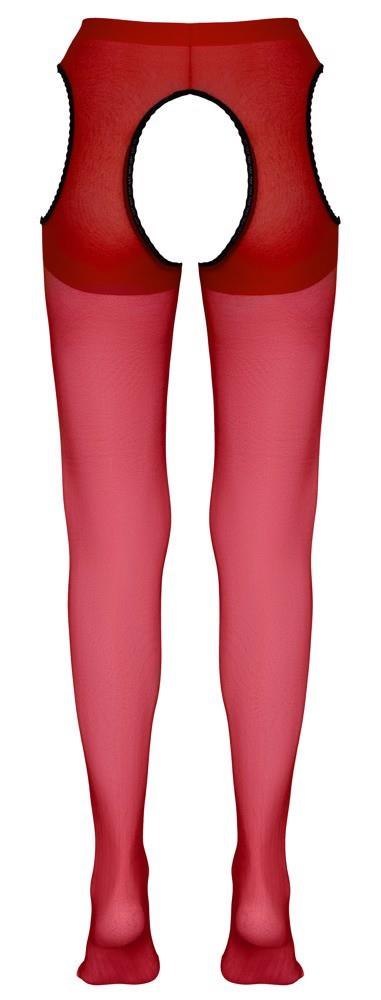 Cottelli LEGWEAR Sex Tights red L/XL