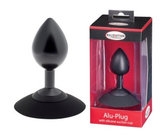 Malesation MALESATION Alu-Plug with suction cup medium, black