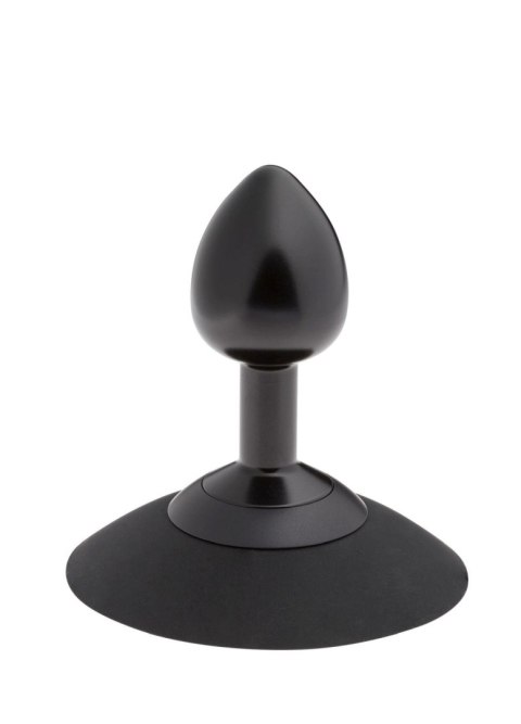 Malesation MALESATION Alu-Plug, korek analny with suction cup small, black