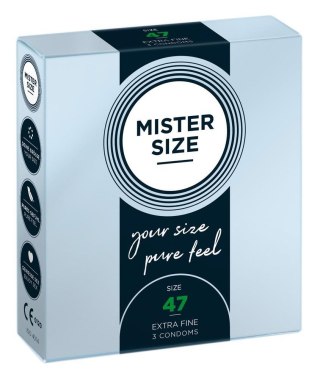 Mister Size Mister Size 47mm pack of 3