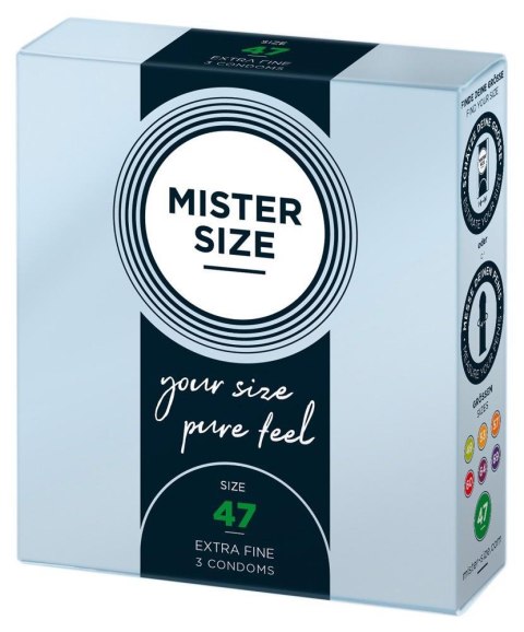 Mister Size Mister Size 47mm pack of 3