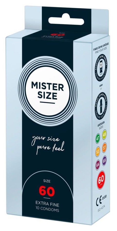 Mister Size Mister Size 60mm pack of 10