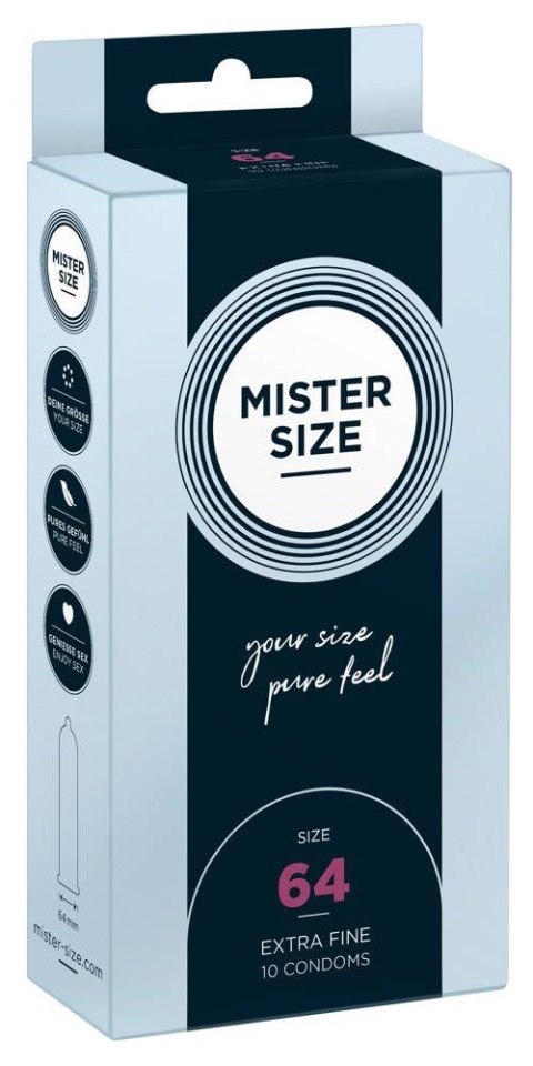 Mister Size Mister Size 64mm pack of 10