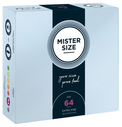 Mister Size Mister Size 64mm pack of 36