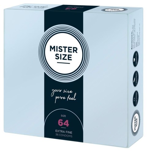 Mister Size Mister Size 64mm pack of 36