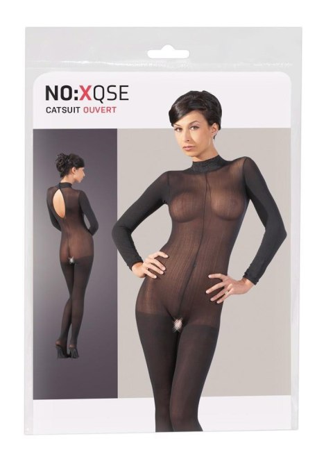 NO:XQSE Catsuit with Lace Collar M/L