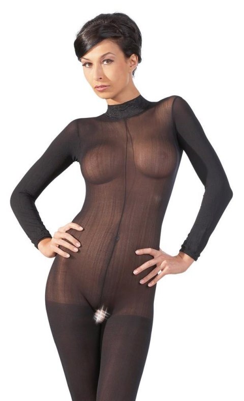 NO:XQSE Catsuit with Lace Collar M/L