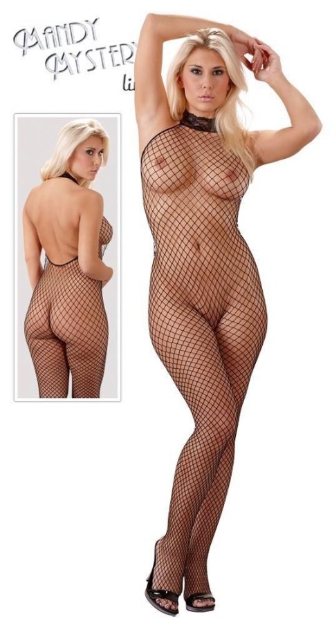 NO:XQSE Net catsuit black S/M