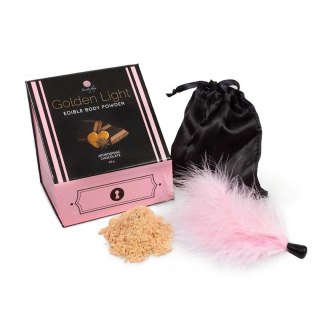 Secret Play APHRODISIAC CHOCOLATE EDIBLE POWDER & FEATHER TICKLER KIT Cod.