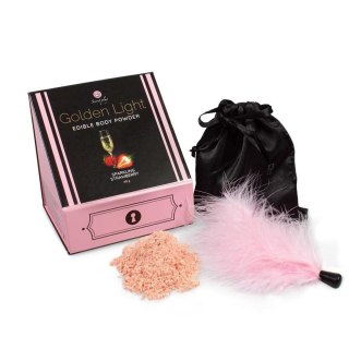 Secret Play SPARKLING STRAWBERRY EDIBLE POWDER & FEATHER TICKLER KIT Cod.