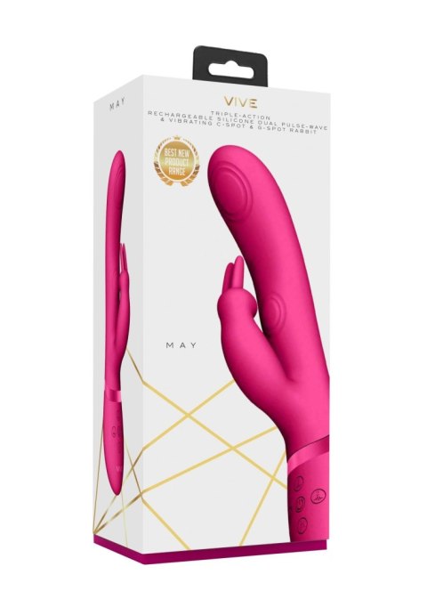 Vive May - Pulse-Wave & C-spot & G-Spot Rabbit - Pink